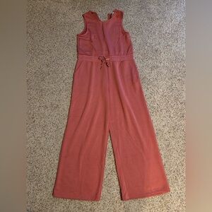 Serra Terracotta Sleeveless Jumpsuit